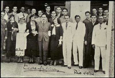 César Ladeira com artistas (reprodução)