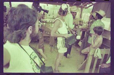 Filmagens de "Iracema: uma transa amazônica", com direção de Jorge Bodanzky e Orlando Senna