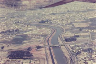 Vista aérea, sobrevoo com Lena Coelho dos Santos