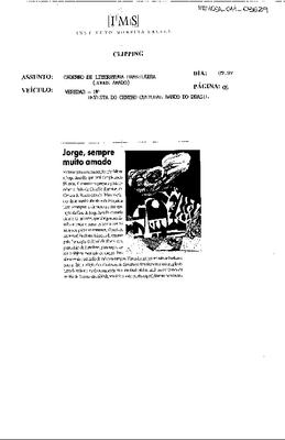 Jorge, sempre muito amado