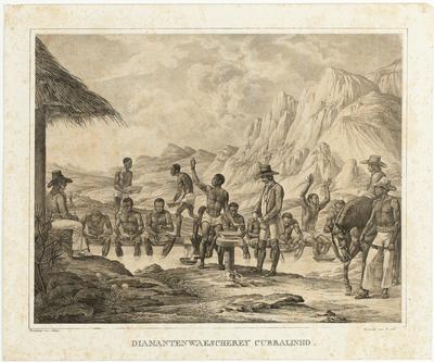 (Lavagem de diamantes em Curralinho)