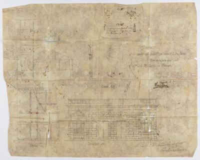 Planta p.a as modificações project.as na casa nº 27 da Rua Barão de Jaguara pert.e à Ex.ma Snr.a D.a Carolina Florence