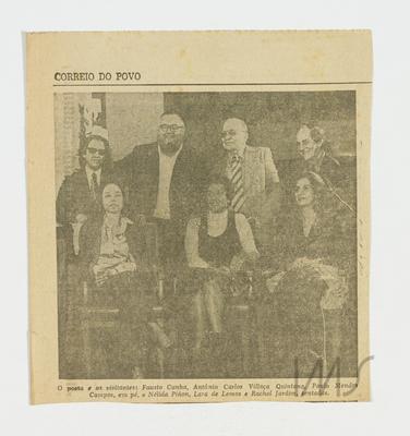 O poeta e os visitantes...