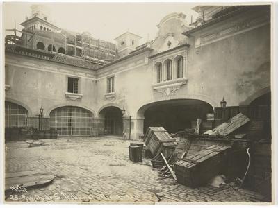 Pátio do Museu Histórico Nacional em obras