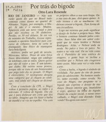Por trás do bigode