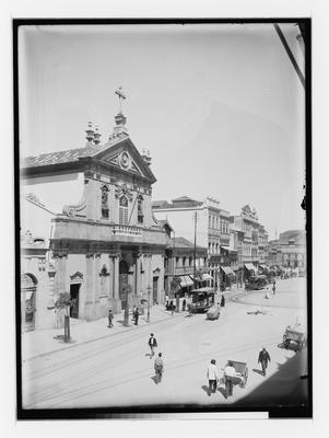 Rua Primeiro de Março (antiga Rua Direita), Igreja de Santa Cruz dos Militares
