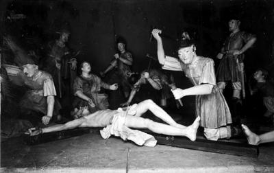 Via Crucis, Passos da Paixão, esculturas de Aleijadinho, Cristo no Passo da Crucificação