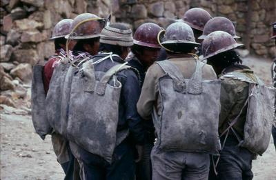 Série Bolívia - Mina de estanho Siglo XX