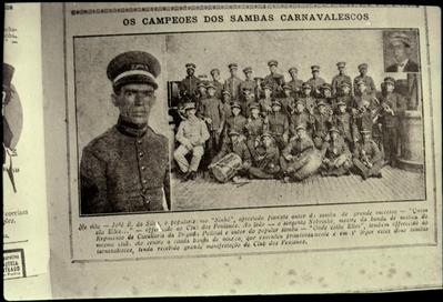 Sargento Sobrinho e Banda do Regimento de Cavalaria da Brigada Policial