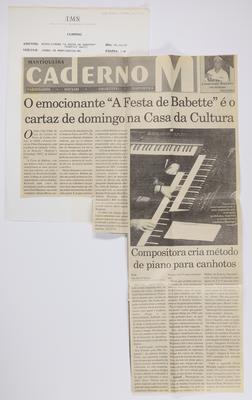 O emocionante "A Festa de Babette" é o cartaz de domingo na Casa da Cultura