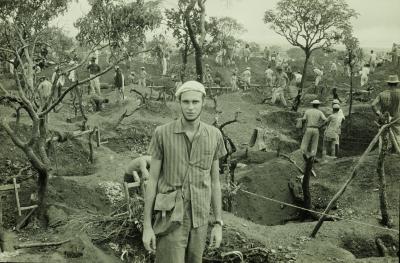 Jorge Bodanzky na área de garimpo