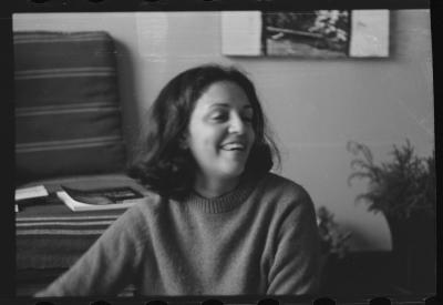 Luiz Carlos Ripper e Lena, na casa de Jorge, antes de viagem para locações do filme do Caca Diegues