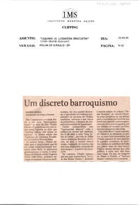 Um discreto barroquismo