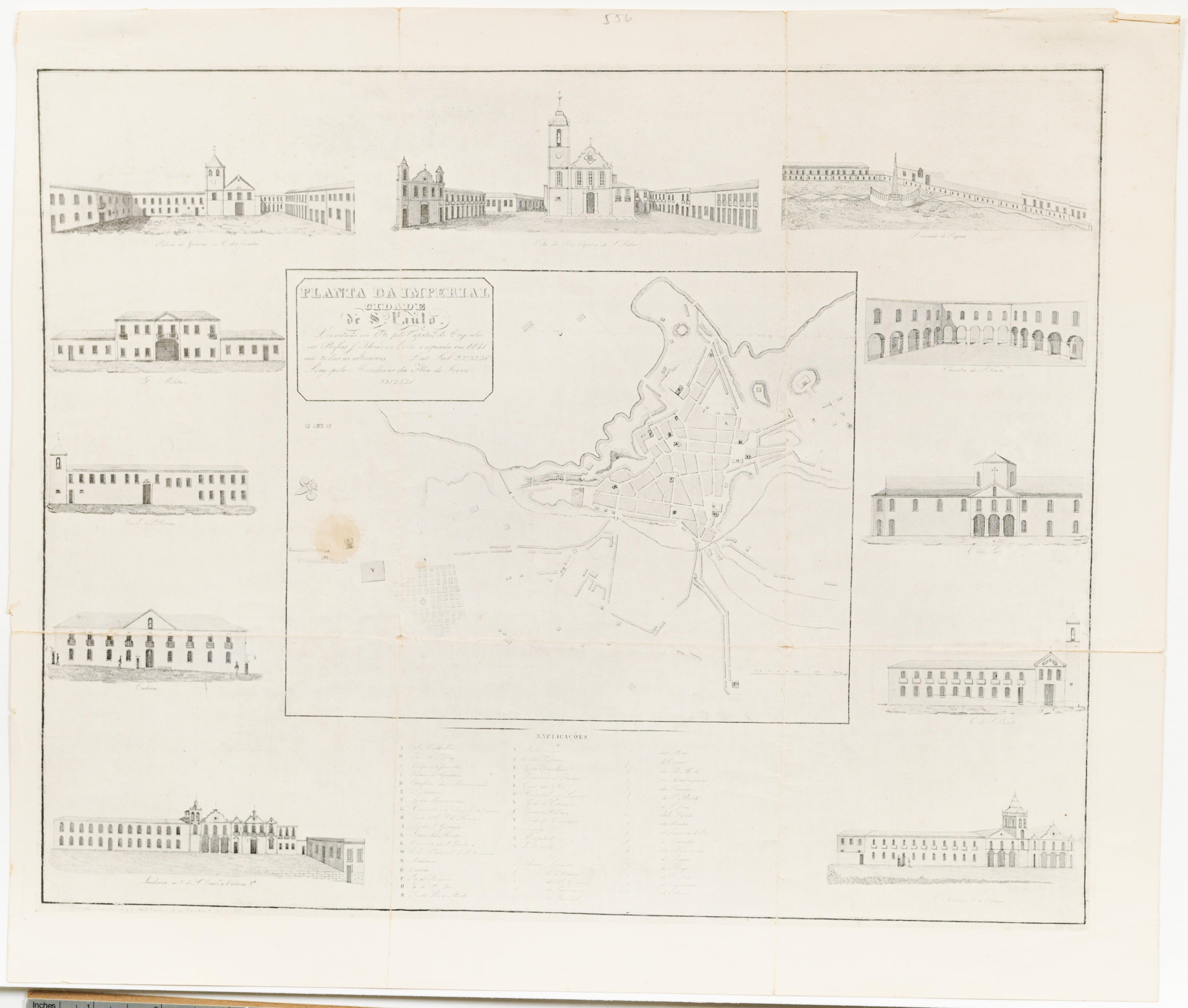 Planta da Imperial Cidade de S. Paulo