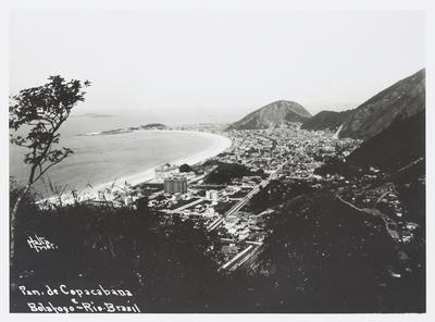 Panorama de Copacabana; a partir de Botafogo