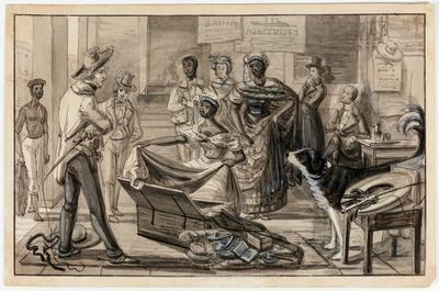 [La negresse accusée de vol]