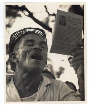 Vendedor de folhetos