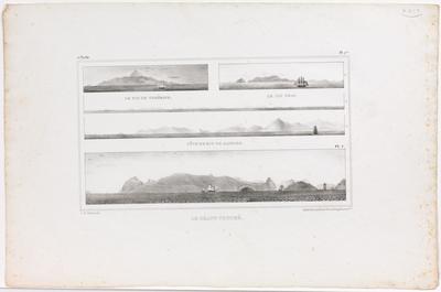 (Pico de Tenerife / Cabo Frio / Costa do Rio de Janeiro / O gigante deitado)