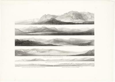 (Serra do Meio. Panorama da montanha, vista do Monte Santo. Serra de Itiúba. Serra dos Dois Irmãos)