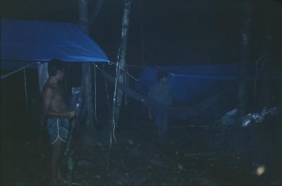 Acampamento durante expedição Pico da Neblina