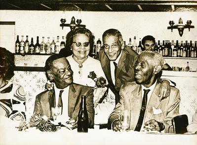 Pixinguinha, Beti e Donga (reprodução)