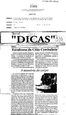 Esculturas de Célia Cymbalista