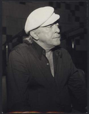 Vinicius de Moraes em estúdio