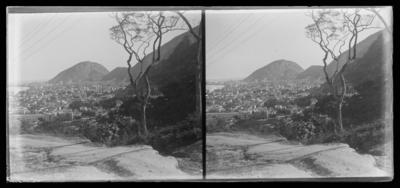 Vista do bairro de Copacabana; a partir da Ladeira do Leme