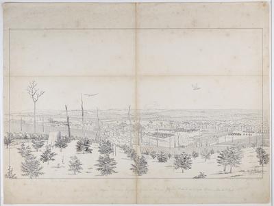 Vista da colônia Allemãa, Senador Vergueiro, situada na fazenda Ybicaba, distrito da villa da Limeira, Prov. de S. Paulo.