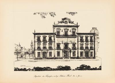 Repartição dos Telegrafos, antigo Palacio Real - Rio de Janeiro.