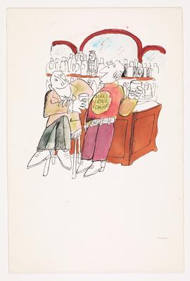 Conversa macia no bar crepuscular