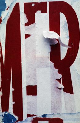 Flagrante de rua - placas, letreiros e cartazes