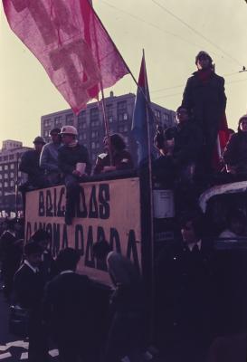 Manifestações a favor do governo de Salvador Allende