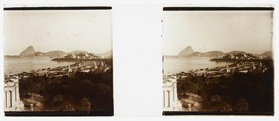 Bairro da Glória e Morro do Pão de Açucar; tomados da atual Rua Álvaro Alvim