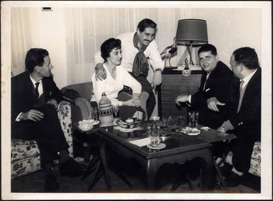 Casal Paixão Côrtes e Capitão Furtado com Hilton Almeida e Alberto Ortiz