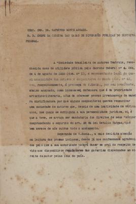 Encaminhamento de dossiê acerca da ilegalidade de funcionamento da Sociedade Brasileira de Compositores e Editores Musicais (SBCEM)