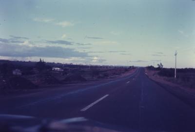 Estrada nas proximidades de Brasília