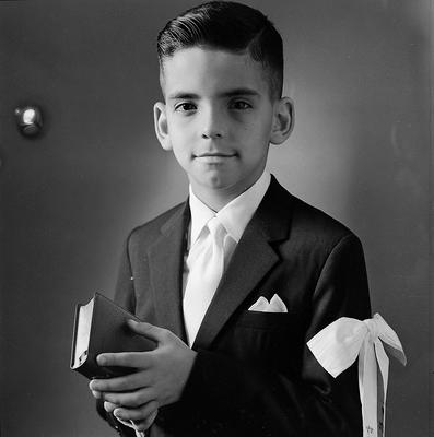 Primeira comunhão do filho de Clóvis Felipe Olga - Clovis