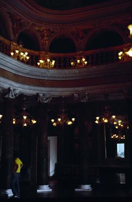 Aspectos do interior do Teatro Amazonas