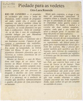 Piedade para as vedetes