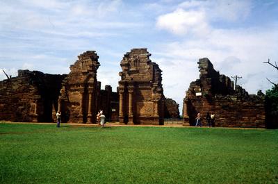 Ruínas da missão jesuítica San Ignacio Miní