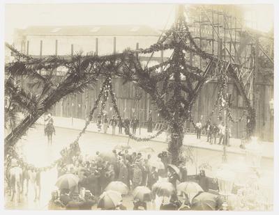 Avenida Central - cerimônia oficial de abertura ao tráfego