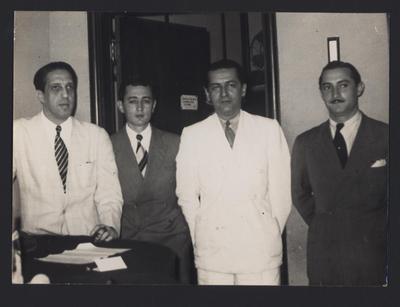 Paulo de Magalhães, Paulo Roberto, Gastão do Rego Monteiro e Carlos Galhardo