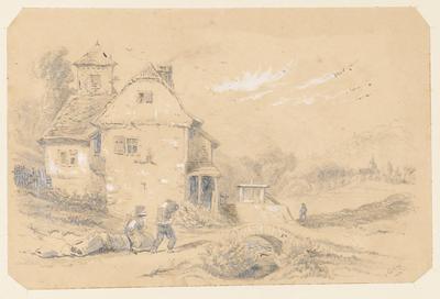 [Paisagem com casa de fazenda suíça]