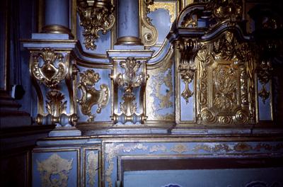 Igreja de Nossa Senhora do Carmo - retábulo da capela-mor, pormenor