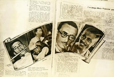 Benedito Lacerda, Noel Rosa, Ary Barroso e Assis Valente (reprodução de periódico)