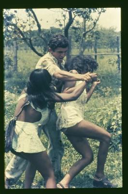 Filmagens de "Iracema: uma transa amazônica", com direção de Jorge Bodanzky e Orlando Senna