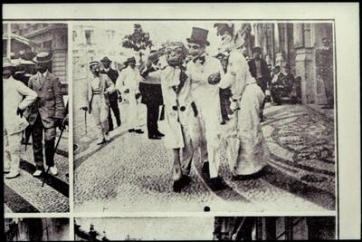 Foliões mascarados (reprodução de periódico)