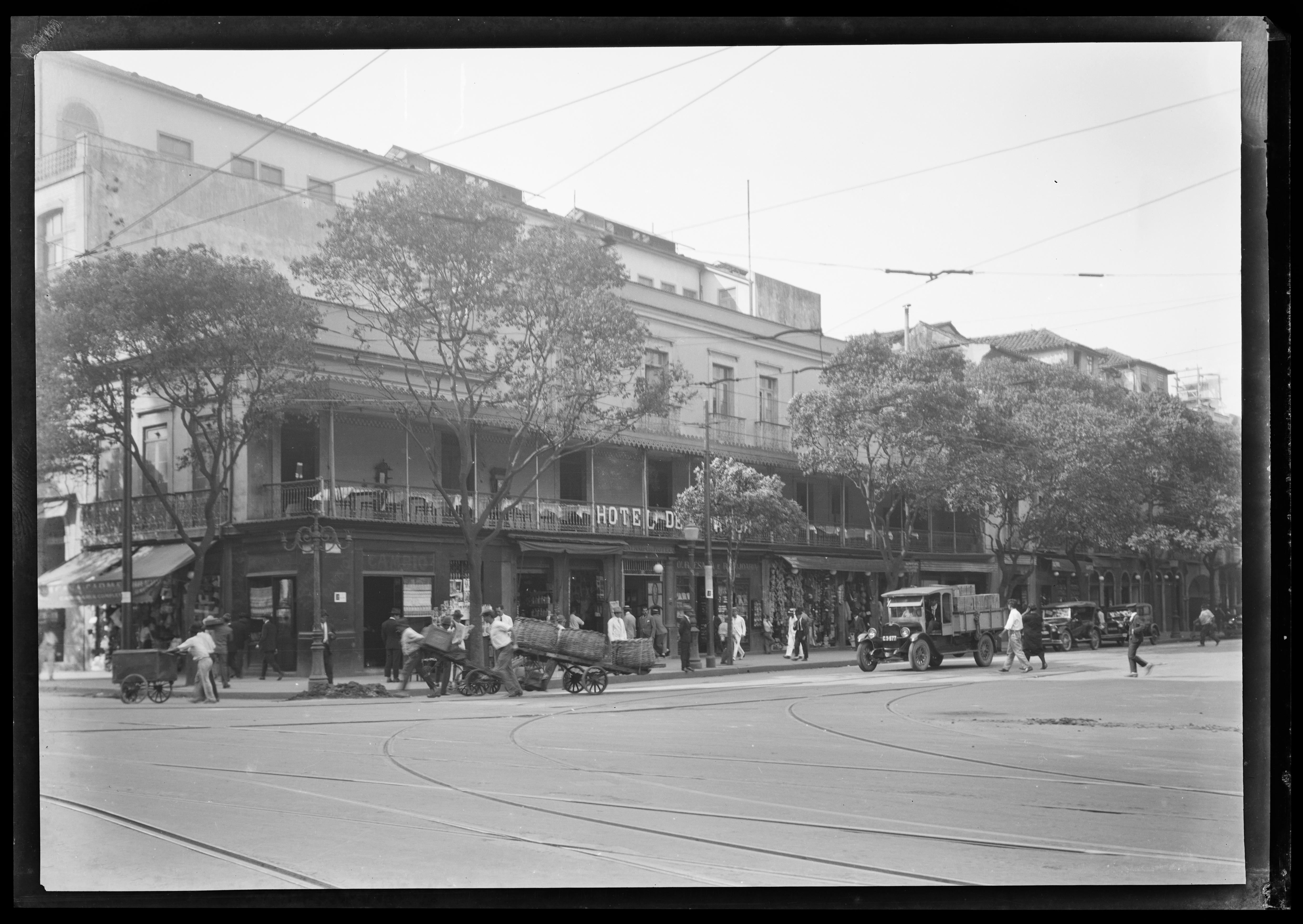 Vista para hotel na Praça XV de Novembro
