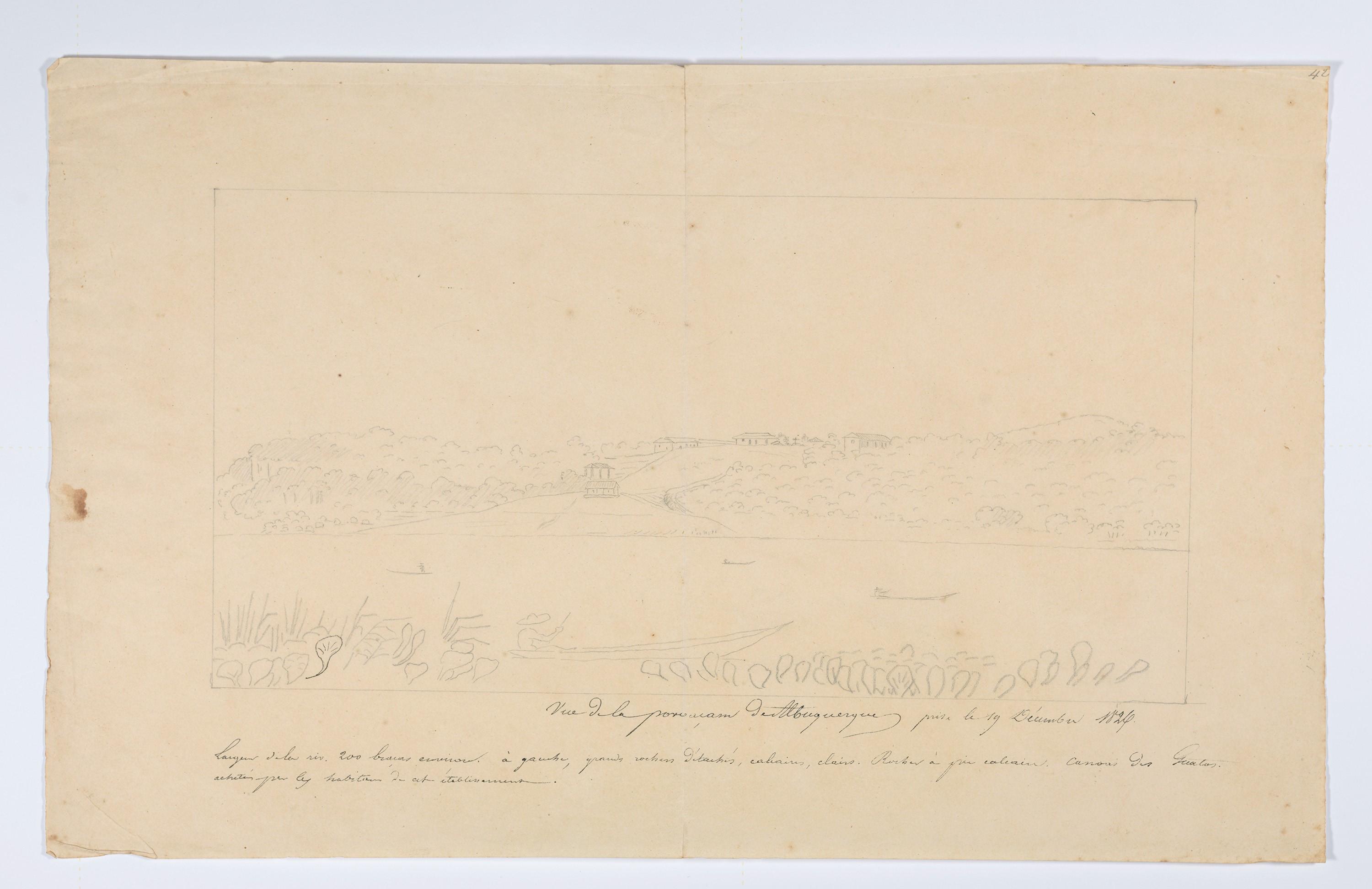 Vue de la povoaçam de Albuquerque